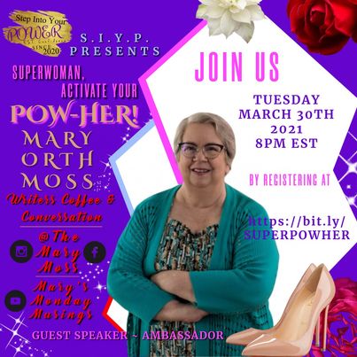 my flier for super pow her conference